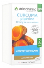 Arkopharma Arkogélules Cúrcuma Piperina Bio 40 Cápsulas Arkopharma Arkogélules Cúrcuma Piperina Bio 40 Cápsulas