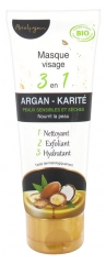 Bio4you Masque Visage 3 en 1 Argan Karité 100 ml Bio4you Masque Visage 3 en 1 Argan Karité 100 ml