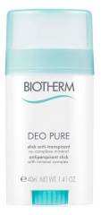 Biotherm Déo Pure Antitranspirant Stick 40 ml Biotherm Déo Pure Antitranspirant Stick 40 ml