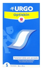 Urgo Optiskin Semi-Permeable Sterile Dressing 15 x 9cm 5 Dressings Urgo Optiskin Semi-Permeable Sterile Dressing 15 x 9cm 5 Dressings