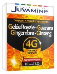 Juvamine Phyto Ginseng Gelée Royale Guarana Gingembre 10 Ampoules Juvamine Phyto Ginseng Gelée Royale Guarana Gingembre 10 Ampoules