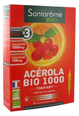 Santarome Bio Acérola Bio 1000 20 Ampoules Santarome Bio Acérola Bio 1000 20 Ampoules