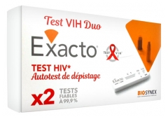 Biosynex Exakter HIV-Test Duo 2 Tests Biosynex Exakter HIV-Test Duo 2 Tests