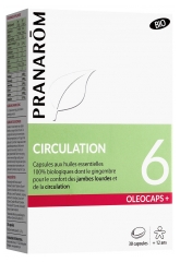 Pranarôm Oléocaps+ 6 Circulation Bio 30 Capsules Pranarôm Oléocaps+ 6 Circulation Bio 30 Capsules