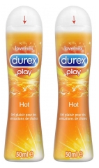 Durex Play Gel Lubrifiant Hot Lot de 2 x 50 ml Durex Play Gel Lubrifiant Hot Lot de 2 x 50 ml
