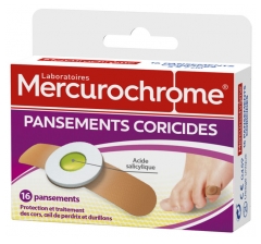 Mercurochrome 16 Pansements Coricides Mercurochrome 16 Pansements Coricides