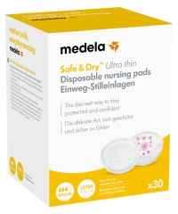 Medela Safe & Dry Breast-Pads of Single Use Ultra-Thin 30 Pads Medela Safe & Dry Breast-Pads of Single Use Ultra-Thin 30 Pads