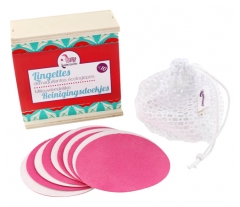 Lamazuna Coffret 10 Lingettes Démaquillantes Écologiques Lamazuna Coffret 10 Lingettes Démaquillantes Écologiques