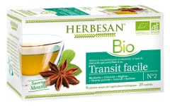 Herbesan Infusion Bio Transit Facile 20 Sachets Herbesan Infusion Bio Transit Facile 20 Sachets