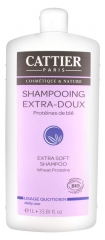 Cattier Shampoing Usage Quotidien Extra-Doux Protéines de Blé 1 L Cattier Shampoing Usage Quotidien Extra-Doux Protéines de Blé 1 L