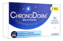 Laboratoires IPRAD ChronoDorm Melatonin 1 mg 30 Sublinguale Tabletten Laboratoires IPRAD ChronoDorm Melatonin 1 mg 30 Sublinguale Tabletten