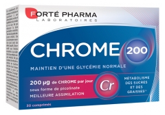 Forté Pharma Cromo 200 30 Comprimidos Forté Pharma Cromo 200 30 Comprimidos