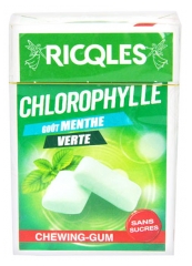Ricqlès Chewing-Gum Chlorophylle Sans Sucres Goût Menthe Verte 29,2 g Ricqlès Chewing-Gum Chlorophylle Sans Sucres Goût Menthe Verte 29,2 g