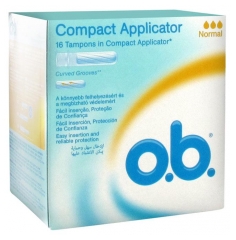 o.b. Compact Applicator 16 Tampons Normal o.b. Compact Applicator 16 Tampons Normal