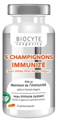 Biocyte Longevity 5 Champignons 30 Gélules Biocyte Longevity 5 Champignons 30 Gélules