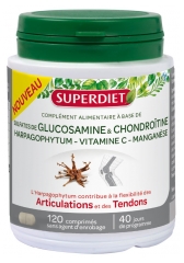 Super Diet Sulfates de Glucosamine et Chondroïtine 120 Comprimés Super Diet Sulfates de Glucosamine et Chondroïtine 120 Comprimés