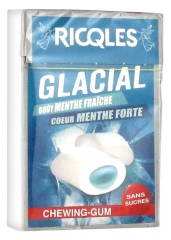 Ricqlès Glacial Chewing-Gum Sugar Free Flavour Fresh Mint Heart Mint Strong 21,2 g Ricqlès Glacial Chewing-Gum Sugar Free Flavour Fresh Mint Heart Mint Strong 21,2 g