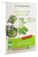 Arkopharma Arkofluides Artichaut Fenouil Bio 20 Ampoules Arkopharma Arkofluides Artichaut Fenouil Bio 20 Ampoules