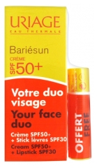 Uriage Bariésun SPF50+ Cream 50ml + 1 Lips Stick SPF30 4g Free