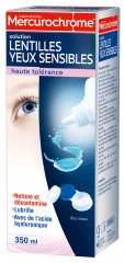 Mercurochrome Solution Lentilles Yeux Sensibles Haute Tolérance 350 ml Mercurochrome Solution Lentilles Yeux Sensibles Haute Tolérance 350 ml