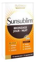 Nutreov Sunsublim Tanning Day - Night 15 Capsules Day + 15 Capsules Night Nutreov Sunsublim Tanning Day - Night 15 Capsules Day + 15 Capsules Night