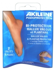 Akileïne Podoprotection Bi-Protecteur Hallux Valgus et Plantaire 1 Paire Akileïne Podoprotection Bi-Protecteur Hallux Valgus et Plantaire 1 Paire