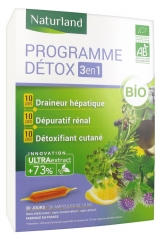 Naturland Organic Program Detox 3 in 1 30 Phials of 10ml Naturland Organic Program Detox 3 in 1 30 Phials of 10ml