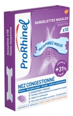 ProRhinel 10 Bandelettes Nasales Sensitive ProRhinel 10 Bandelettes Nasales Sensitive