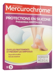 Mercurochrome Silicone Protections Blisters Prevention 5 Adhesives Mercurochrome Silicone Protections Blisters Prevention 5 Adhesives