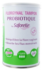 Saforelle Florgynal Probiotic Compact Applicator Tampon 9 Super Saforelle Florgynal Probiotic Compact Applicator Tampon 9 Super