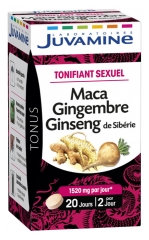 Juvamine Phyto Maca Gingembre Ginseng 40 Comprimés Juvamine Phyto Maca Gingembre Ginseng 40 Comprimés