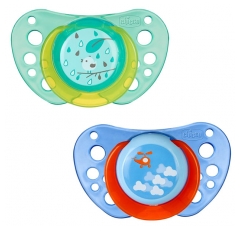 Chicco Physio Air 2 Sucettes Physio Orthodontiques Silicone 12 Mois et + Chicco Physio Air 2 Sucettes Physio Orthodontiques Silicone 12 Mois et +