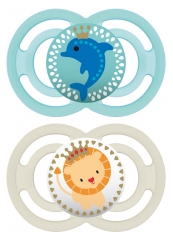 MAM 2 Soothers Perfect Silicone 6 Months and + MAM 2 Soothers Perfect Silicone 6 Months and +
