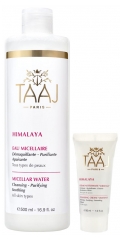 Taaj Himalaya Micellar Water 500ml + Free Cleansing Cream 30ml