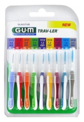 GUM Trav-Ler 9 Interdental Brushes GUM Trav-Ler 9 Interdental Brushes