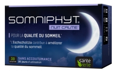Santé Verte Somniphyt Nuit Calme 30 Comprimés Santé Verte Somniphyt Nuit Calme 30 Comprimés