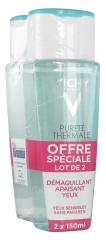 Vichy Pureté Thermale Démaquillant Apaisant Yeux Sensibles Lot de 2 x 150 ml