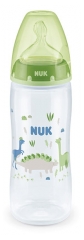 NUK Erste Wahl + Silikonflasche 360 ml 6-18 Monate Lang NUK Erste Wahl + Silikonflasche 360 ml 6-18 Monate Lang