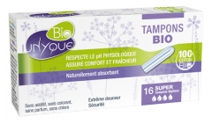 Unyque Bio 16 Tampons Super Unyque Bio 16 Tampons Super