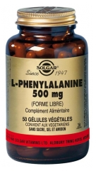 Solgar L-Phenylalanine 500 mg 50 Gélules Végétales Solgar L-Phenylalanine 500 mg 50 Gélules Végétales