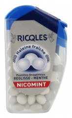 Ricqlès Nicomint Pastilles Dragéifiées Réglisse Menthe Ricqlès Nicomint Pastilles Dragéifiées Réglisse Menthe