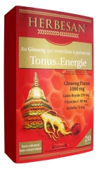 Herbesan Tonus et Énergie 20 Ampoules Herbesan Tonus et Énergie 20 Ampoules