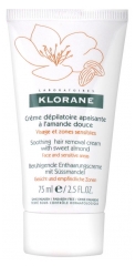 Klorane Soothing Hair Removal Cream With Sweet Almond 75ml Klorane Soothing Hair Removal Cream With Sweet Almond 75ml
