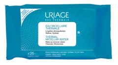 Uriage Eau Micellaire Thermale Peaux Normales à Sèches 25 Lingettes Uriage Eau Micellaire Thermale Peaux Normales à Sèches 25 Lingettes