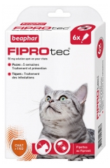 Beaphar Fiprotec 50 mg Spot-on Solution Cats 6 Pipettes of 0,50ml Beaphar Fiprotec 50 mg Spot-on Solution Cats 6 Pipettes of 0,50ml
