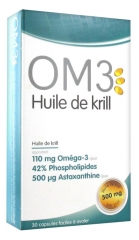 OM3 Krill Huile de Krill 500 mg 30 Capsules OM3 Krill Huile de Krill 500 mg 30 Capsules