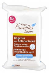 Rogé Cavaillès Intime Lingettes avec Anti-Bactérien 15 Lingettes Rogé Cavaillès Intime Lingettes avec Anti-Bactérien 15 Lingettes