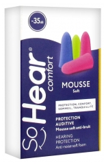 Visiomed SoHear Comfort Protection Auditive Mousse 3 Paires Visiomed SoHear Comfort Protection Auditive Mousse 3 Paires