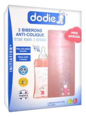 Dodie Biberon Anti-Colique Initiation+ 270 ml Débit Moyen Lot de 2 Biberons Dodie Biberon Anti-Colique Initiation+ 270 ml Débit Moyen Lot de 2 Biberons