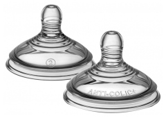 Tommee Tippee Anti-Colique Avancé 2 Tétines Débit Moyen 3 Mois et + Tommee Tippee Anti-Colique Avancé 2 Tétines Débit Moyen 3 Mois et +